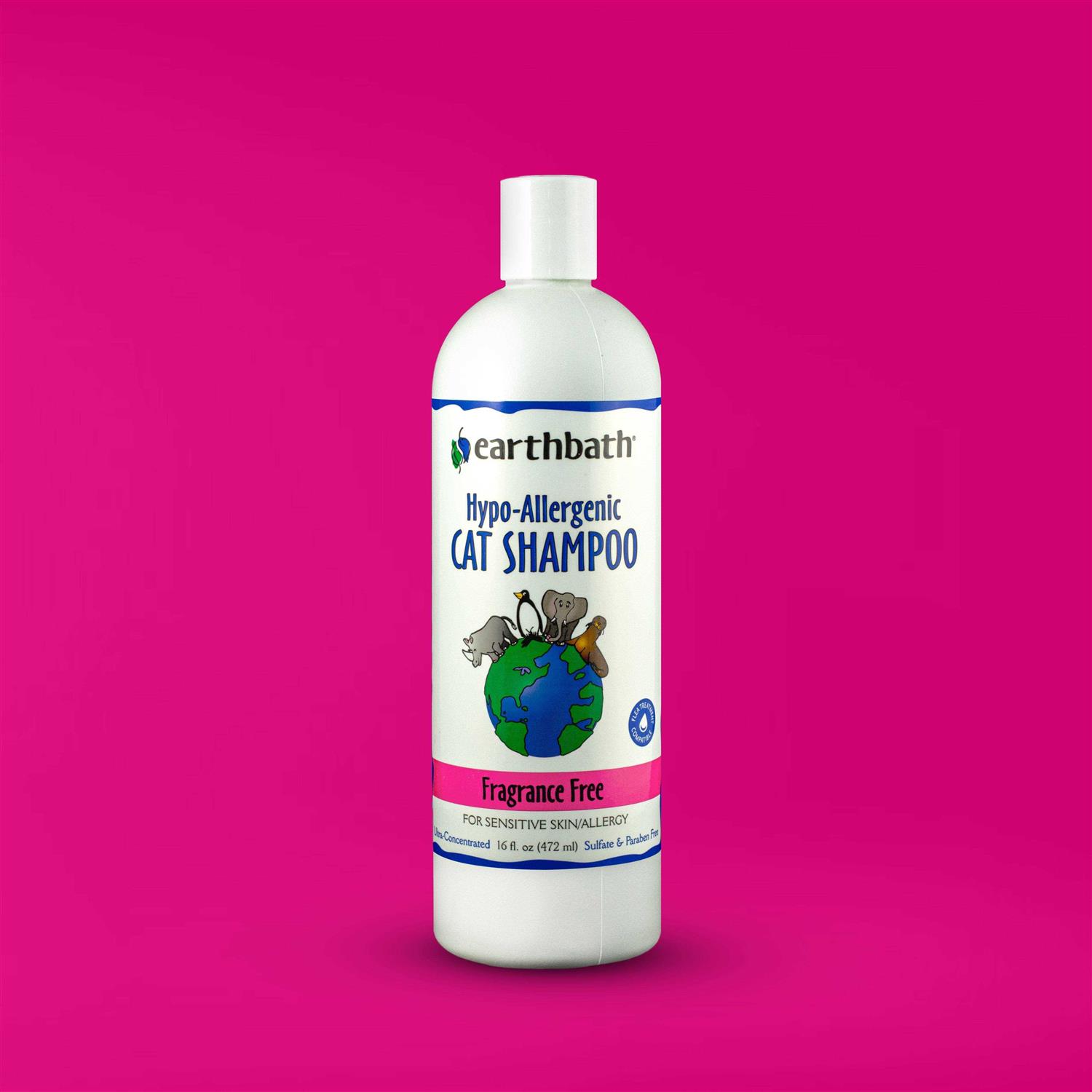 Earthbath Fragrance Free Hypo-Allergenic Cat Shampoo - Nail Gallerys
