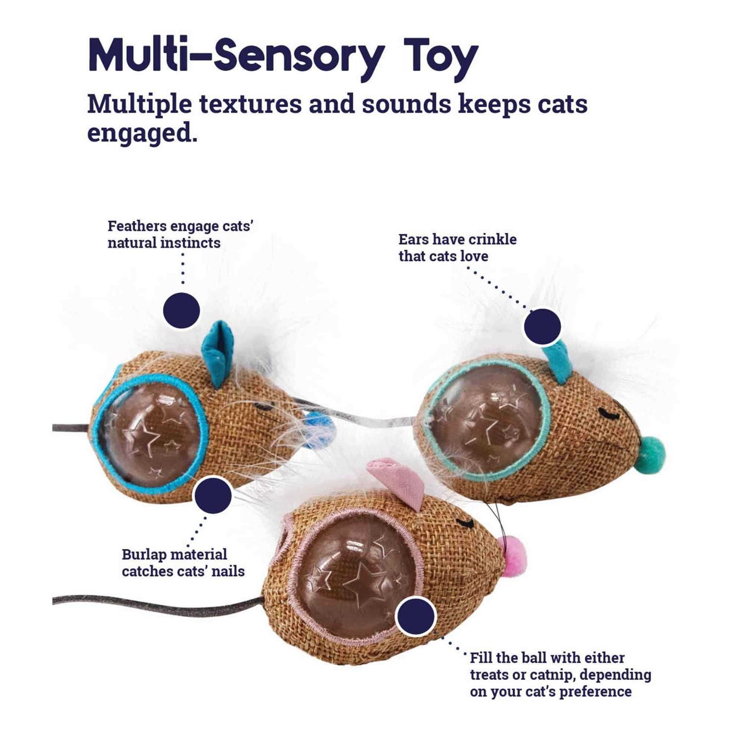 Petstages Mousin Around Hide N Treat Cat Toy - Nail Gallerys