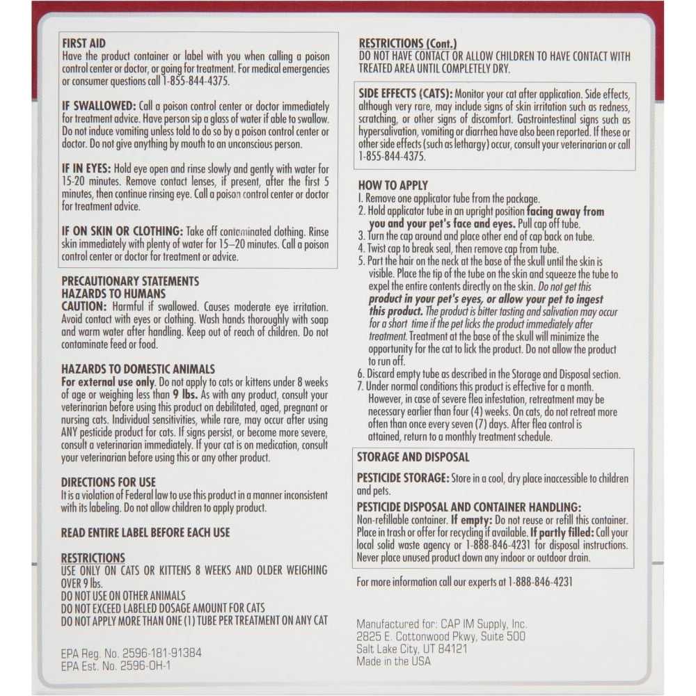 Advecta Plus Flea Protection for Large Cats - Nail Gallerys