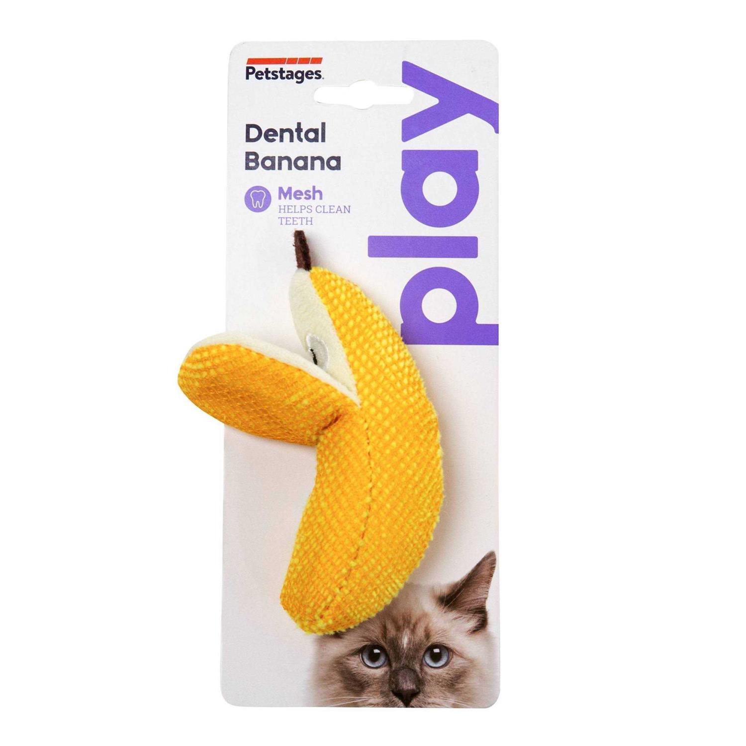 Petstages Banana Dental Cat Toy - Nail Gallerys