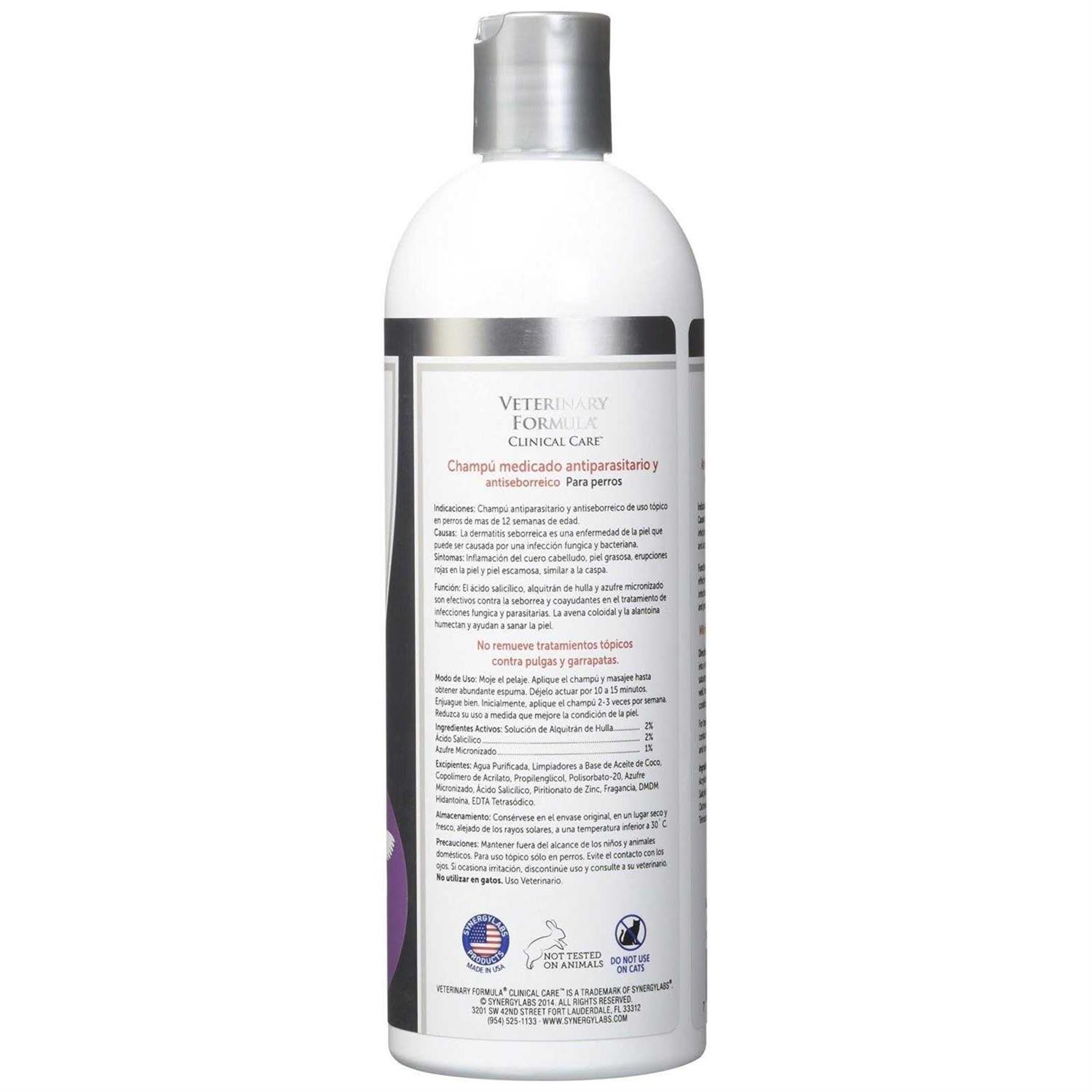 Veterinary Formula Clinical Care Antiparasitic & Antiseborrheic Medicated Shampoo - Nail Gallerys