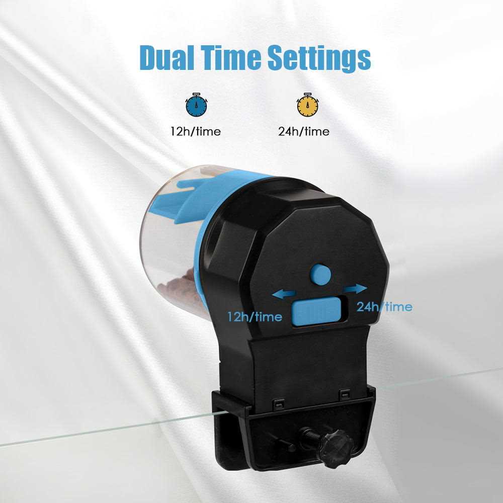 Aquarium Automatic Fish Feeder Vacation Timer Feeder for Fish Tank Electric Adjustable Auto Fish Food Dispenser - Nail Gallerys
