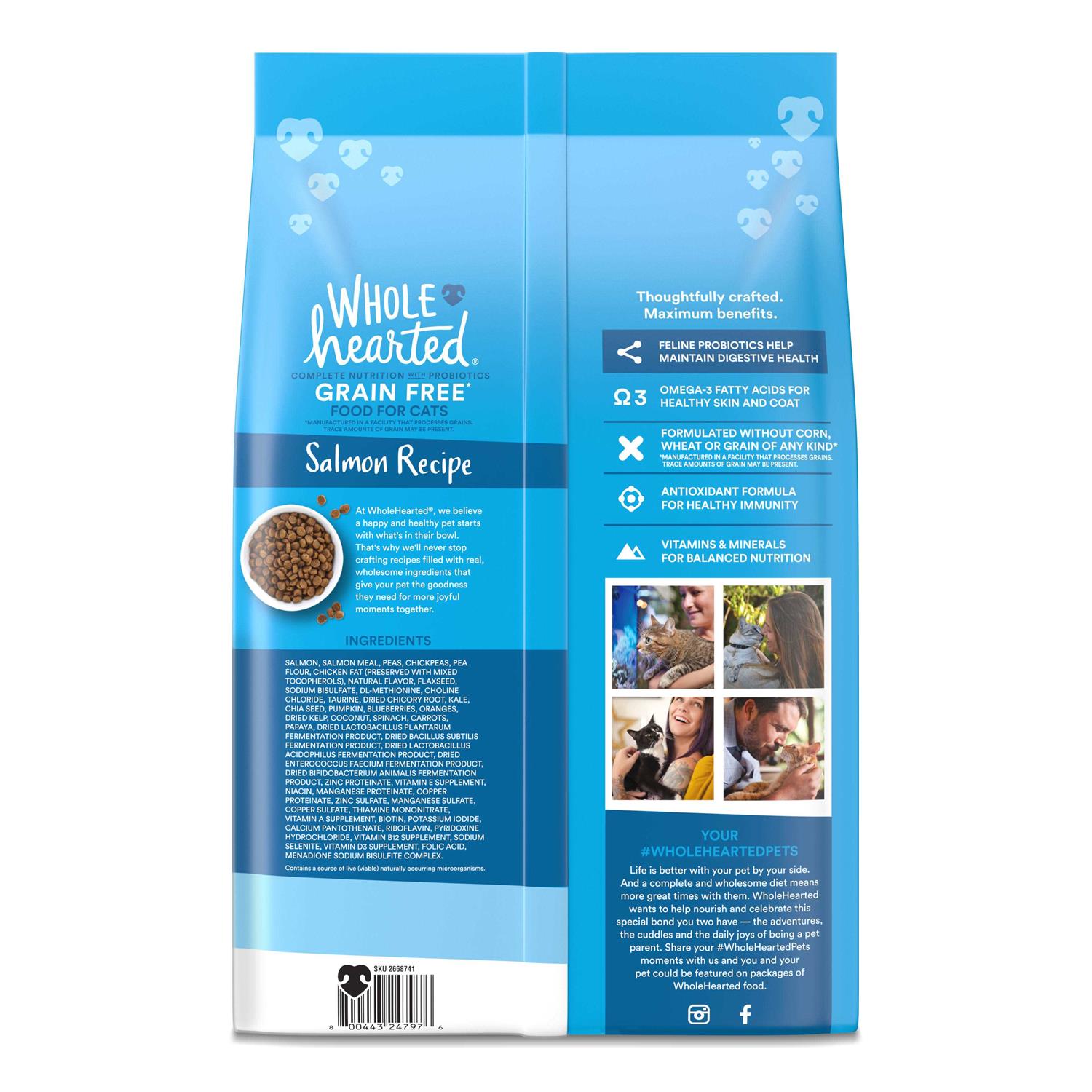 WholeHearted Grain Free Salmon Formula Dry Cat Food - Nail Gallerys