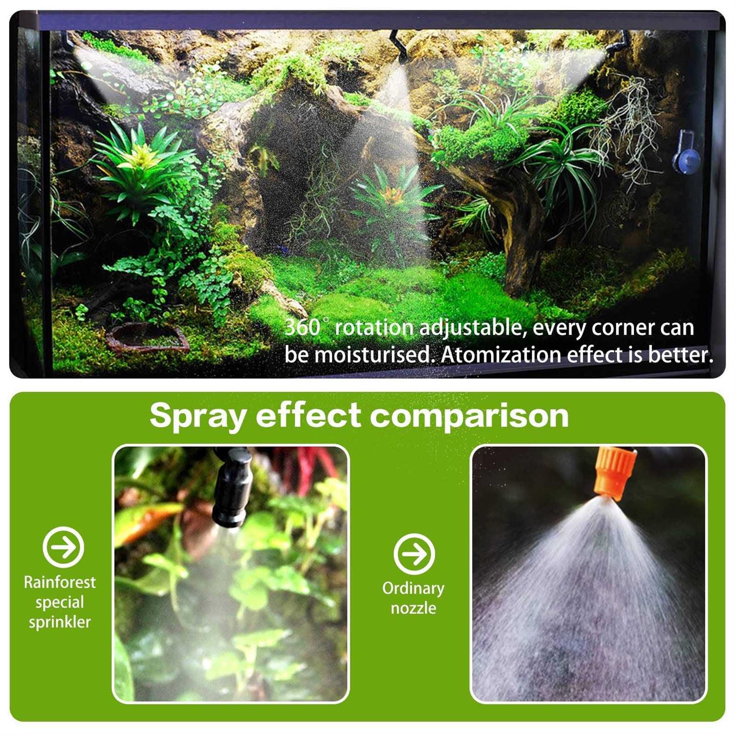 MYGIIKAKA Reptile Fogger Automatic Reptile Mister Fogger for Terrarium - Nail Gallerys