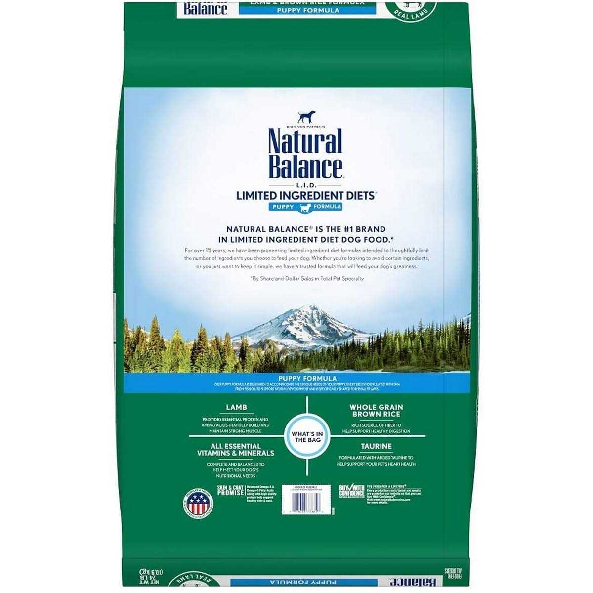 Natural Balance Limited Ingredient Diets Puppy Lamb & Brown Rice Dry Dog Food - Nail Gallerys