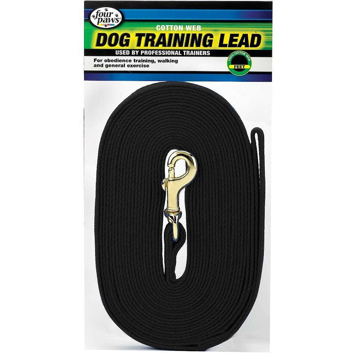 Four Paws Cotton Web Dog Training Lead - Nail Gallerys