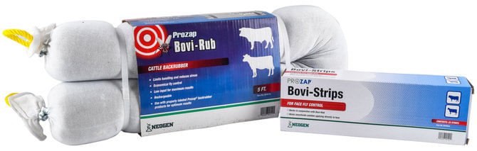 Prozap Bovi-Rub Cattle Backrubber & Bovi-Strips - Nail Gallerys