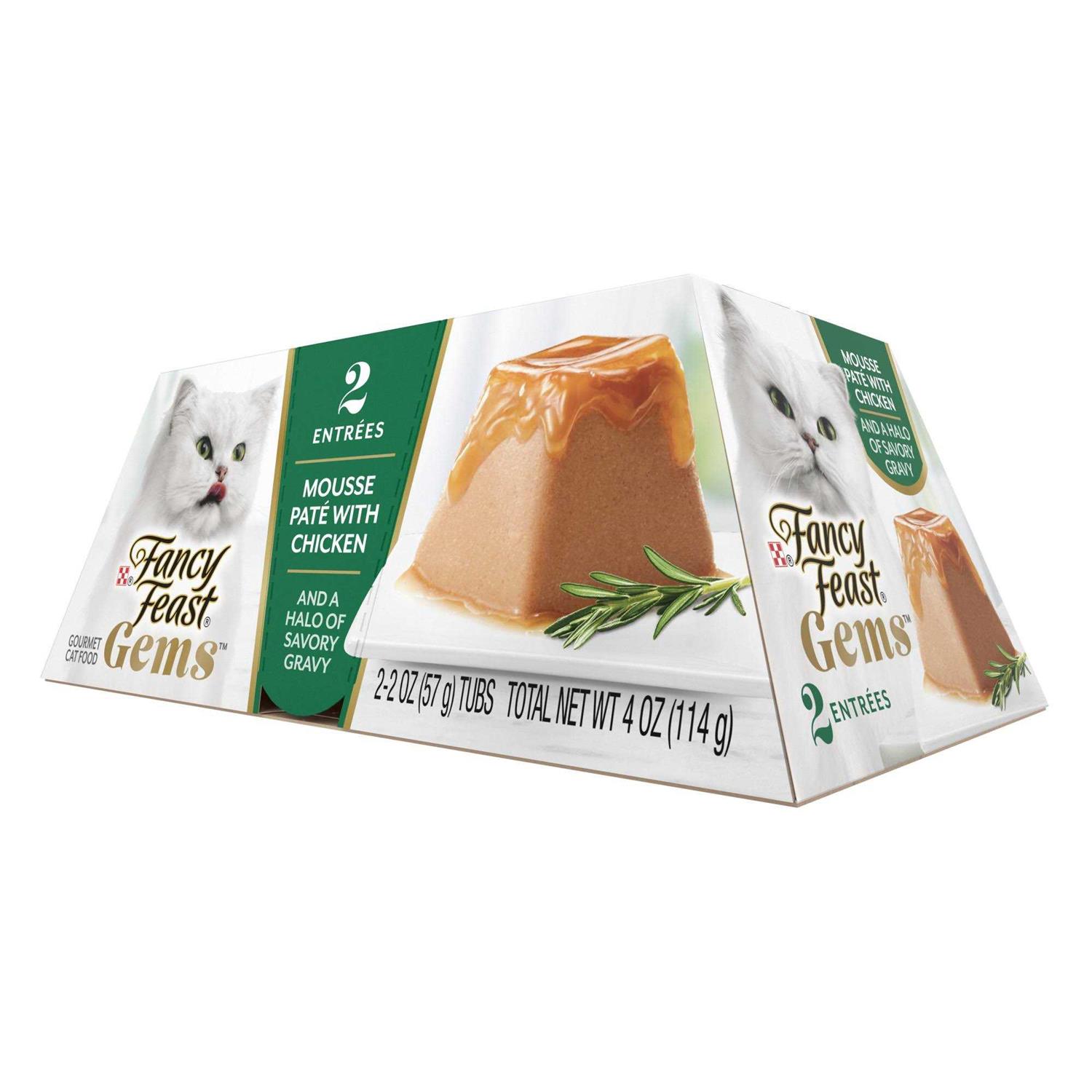 Fancy Feast Gems Mousse Pate Savory Gravy Wet Cat Food - Nail Gallerys
