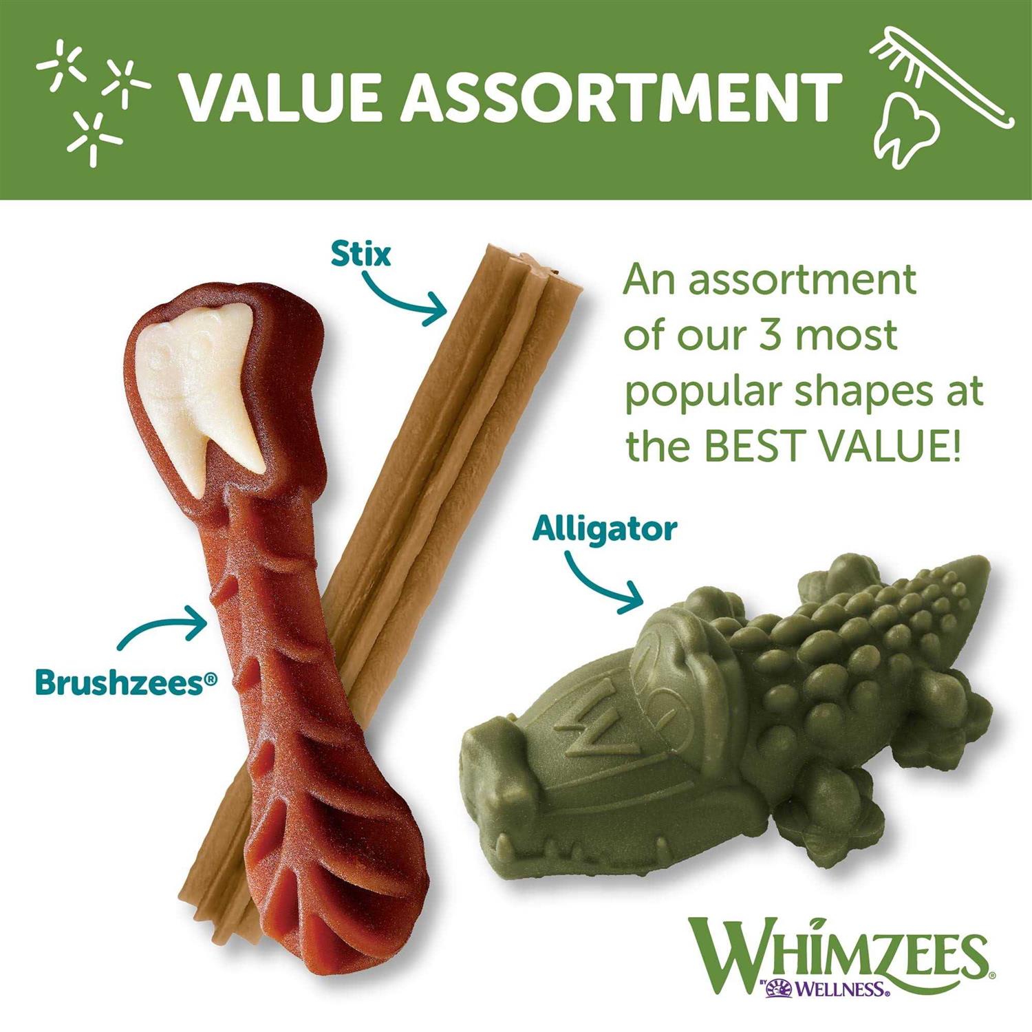 Whimzees Large Natural Dental Value Box Dog Treats - Nail Gallerys