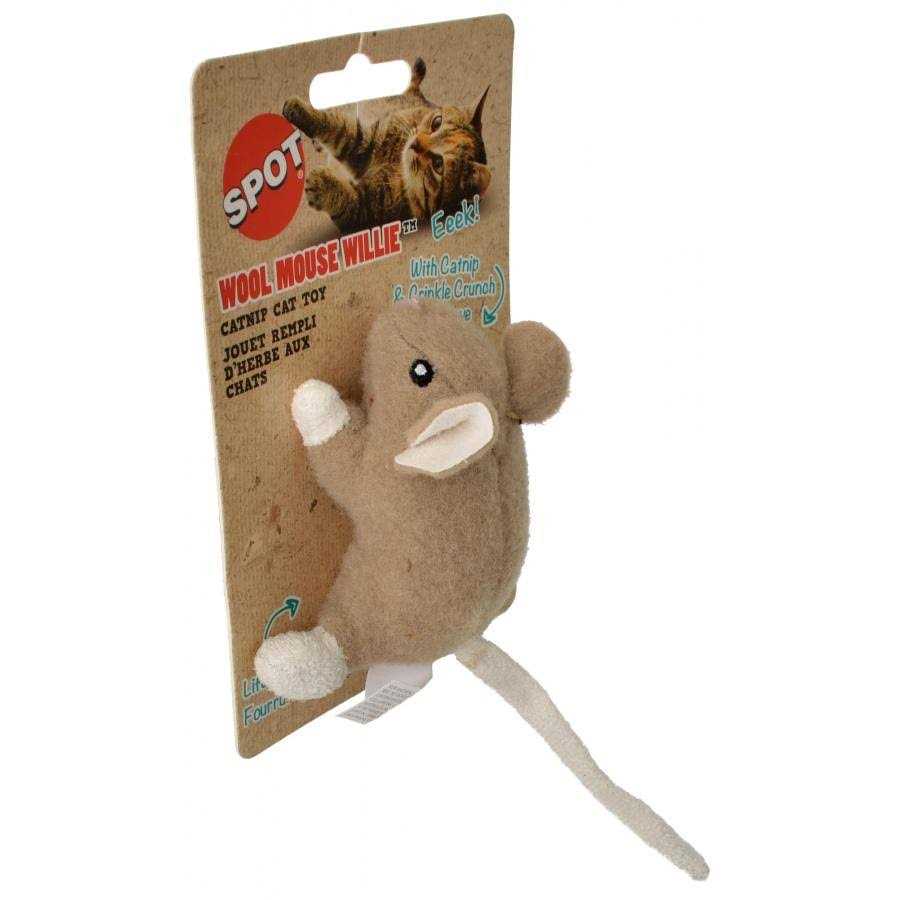 Ethical Pet Wool Mouse Willie with Catnip Cat Toy - Nail Gallerys