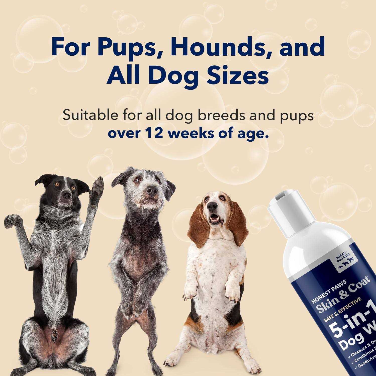 Honest Paws Dog Shampoo and Conditioner 5-in-1 for Allergies and Dry - Nail Gallerys