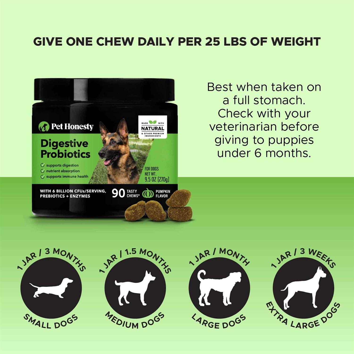 Pet Honesty Digestive Probiotics Soft Chews - Nail Gallerys