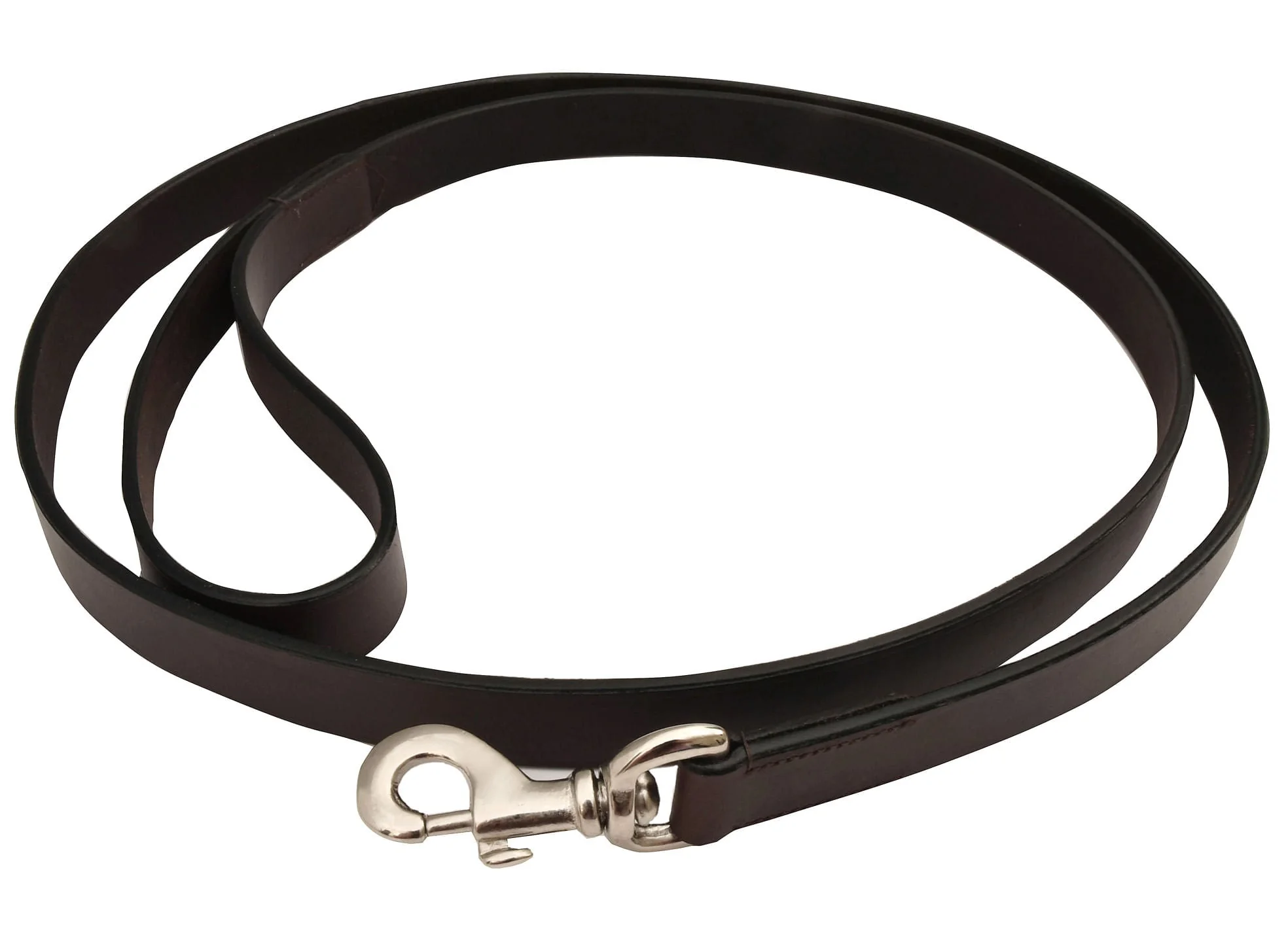 Premium Flat Leather Leash, 6' - Nail Gallerys