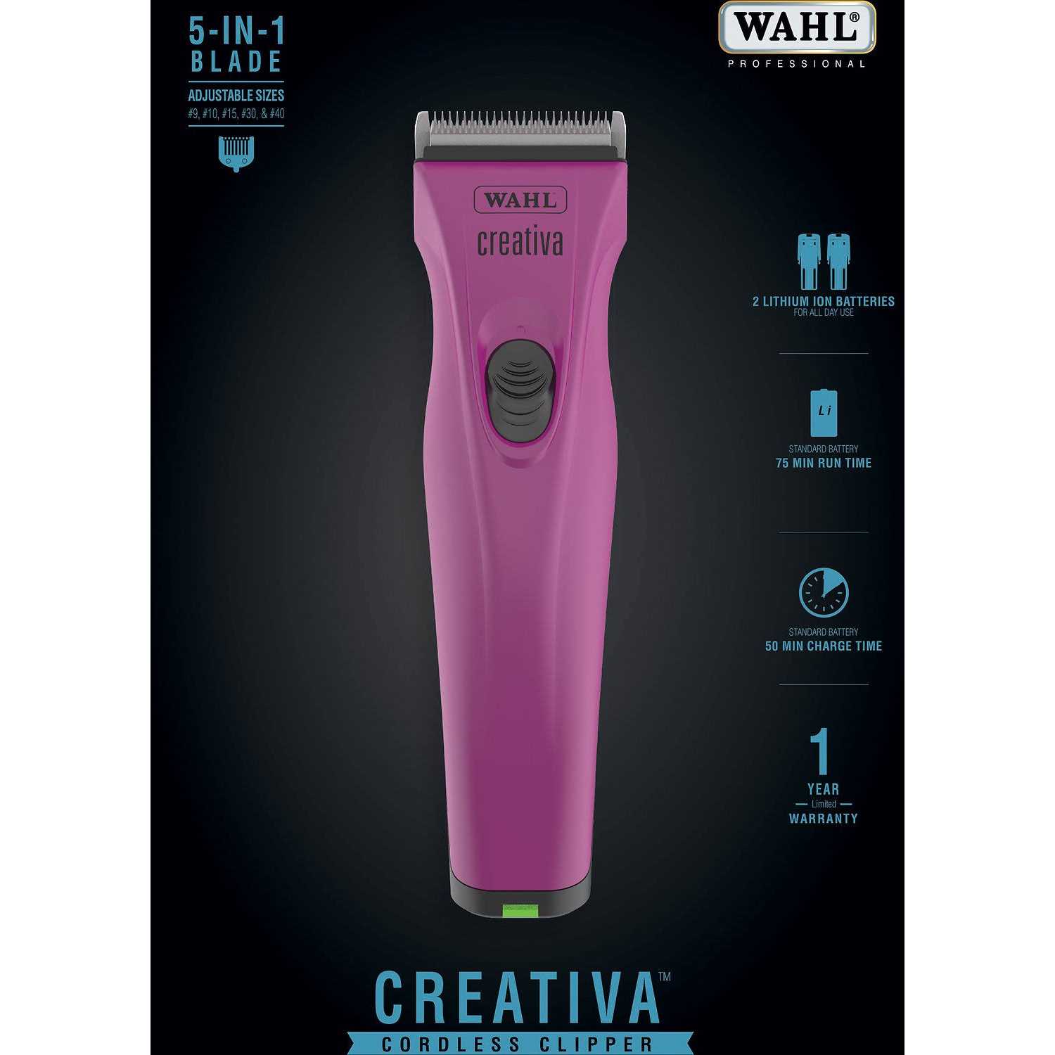 Wahl Creativa Cordless Clipper - Nail Gallerys