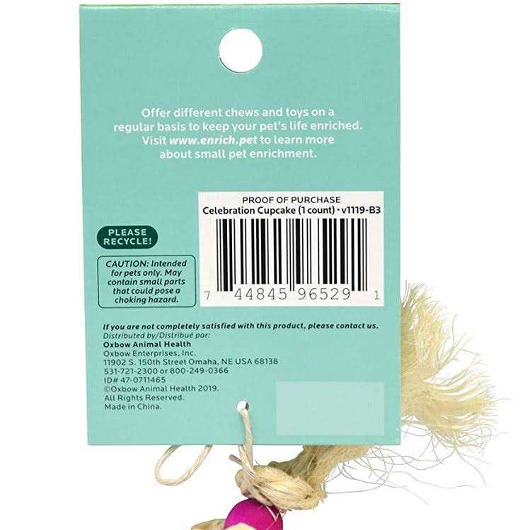 Oxbow Enriched Life Celebration Cupcake - Nail Gallerys