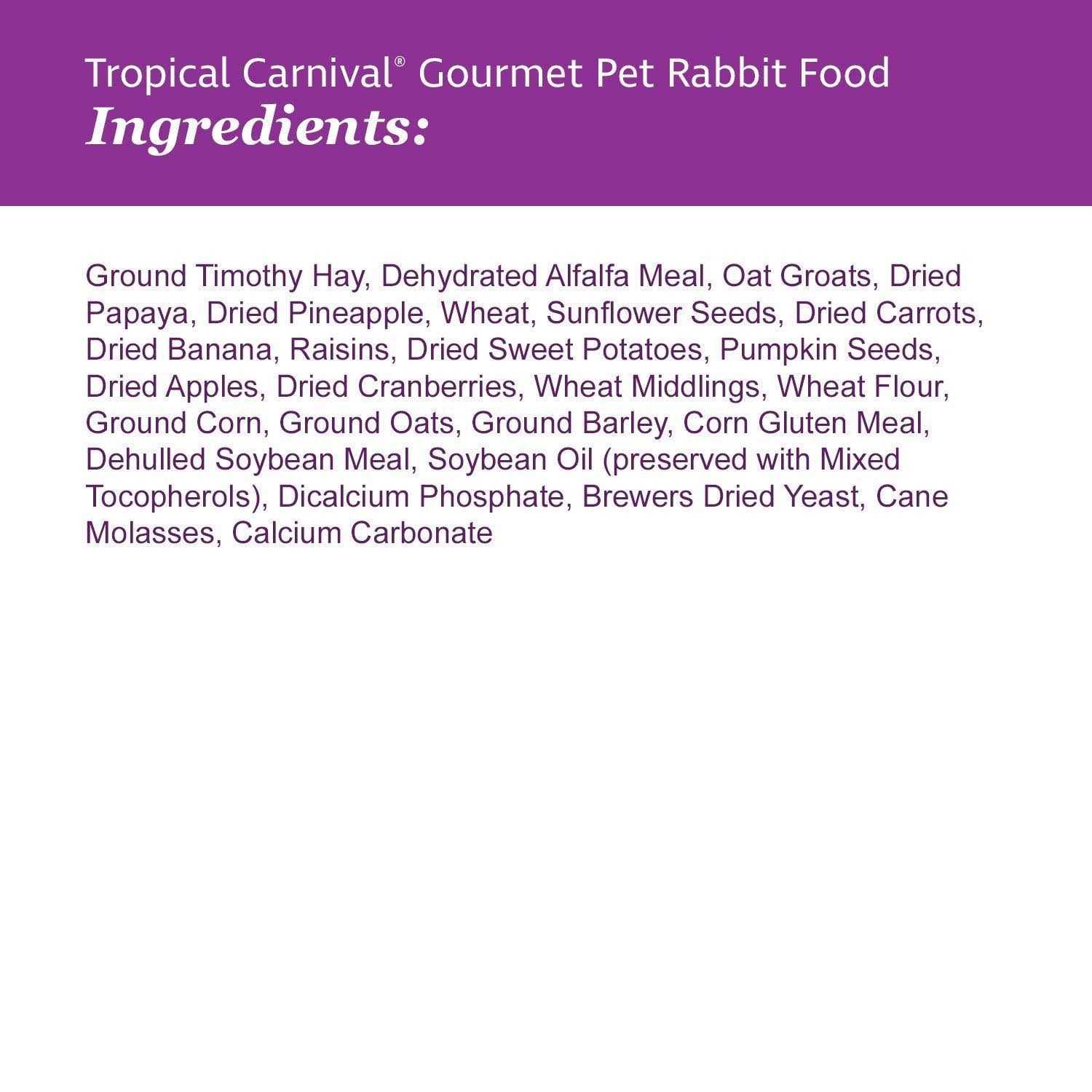 Brown’s Tropical Carnival Gourmet Rabbit Food - Nail Gallerys