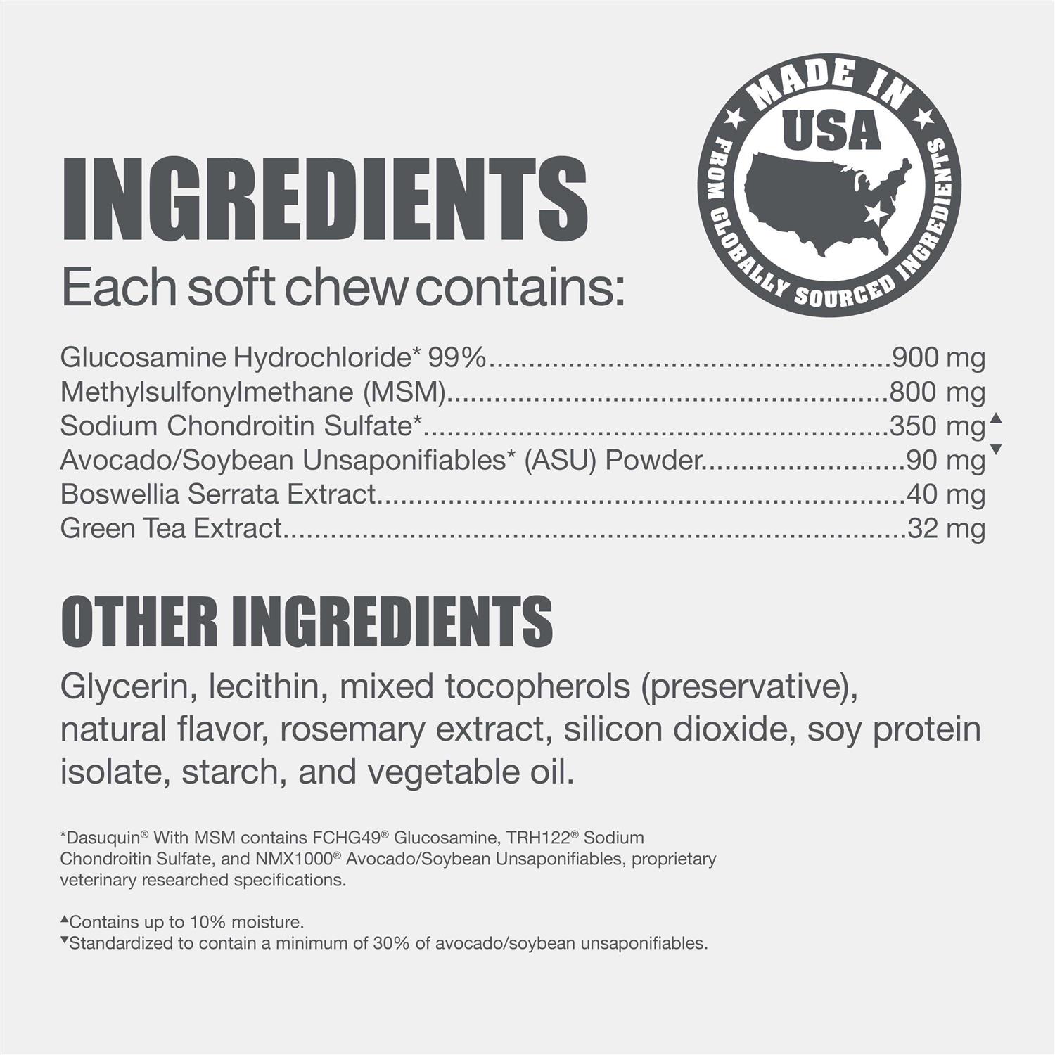 Nutramax Dasuquin with MSM Joint Health Supplement Dogs Soft Chews - Nail Gallerys