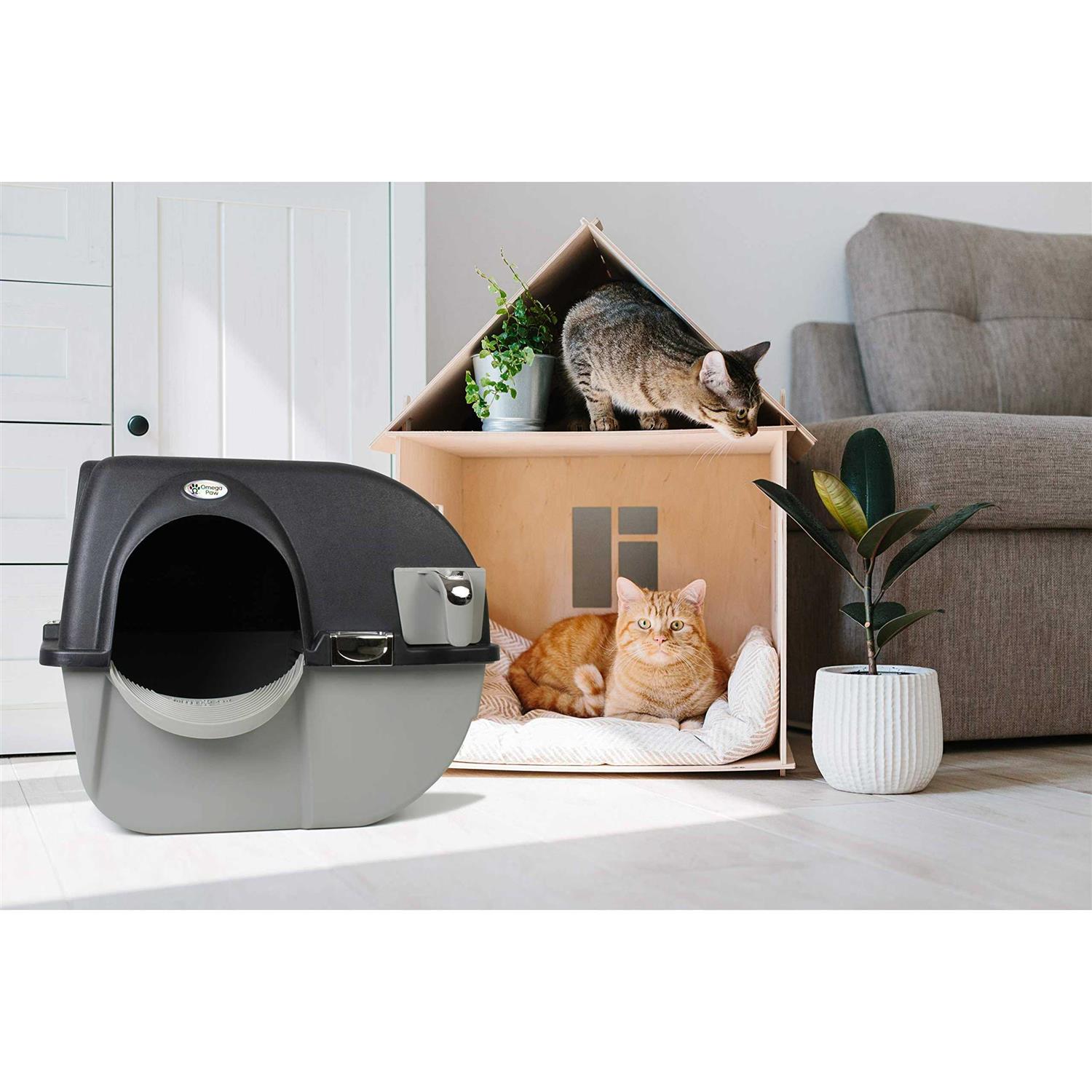 Omega Paw Roll ‘N Clean Self Cleaning Litter Box - Nail Gallerys