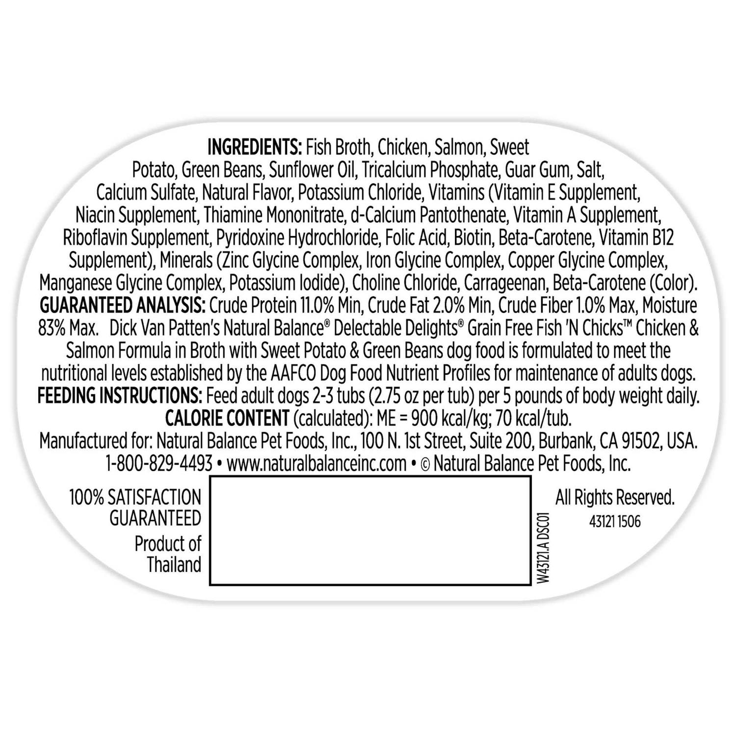 Natural Balance Delectable Delights Dog Food - Nail Gallerys