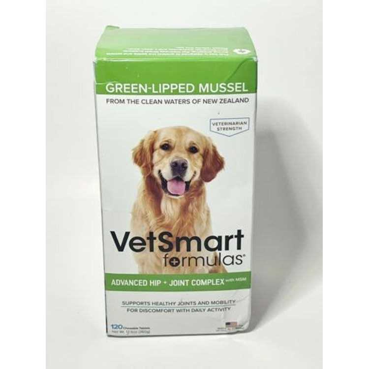 VetSmart Formulas Advanced Hip + Joint Complex with MSM and Green-Lipped Mussel for Dogs - Nail Gallerys