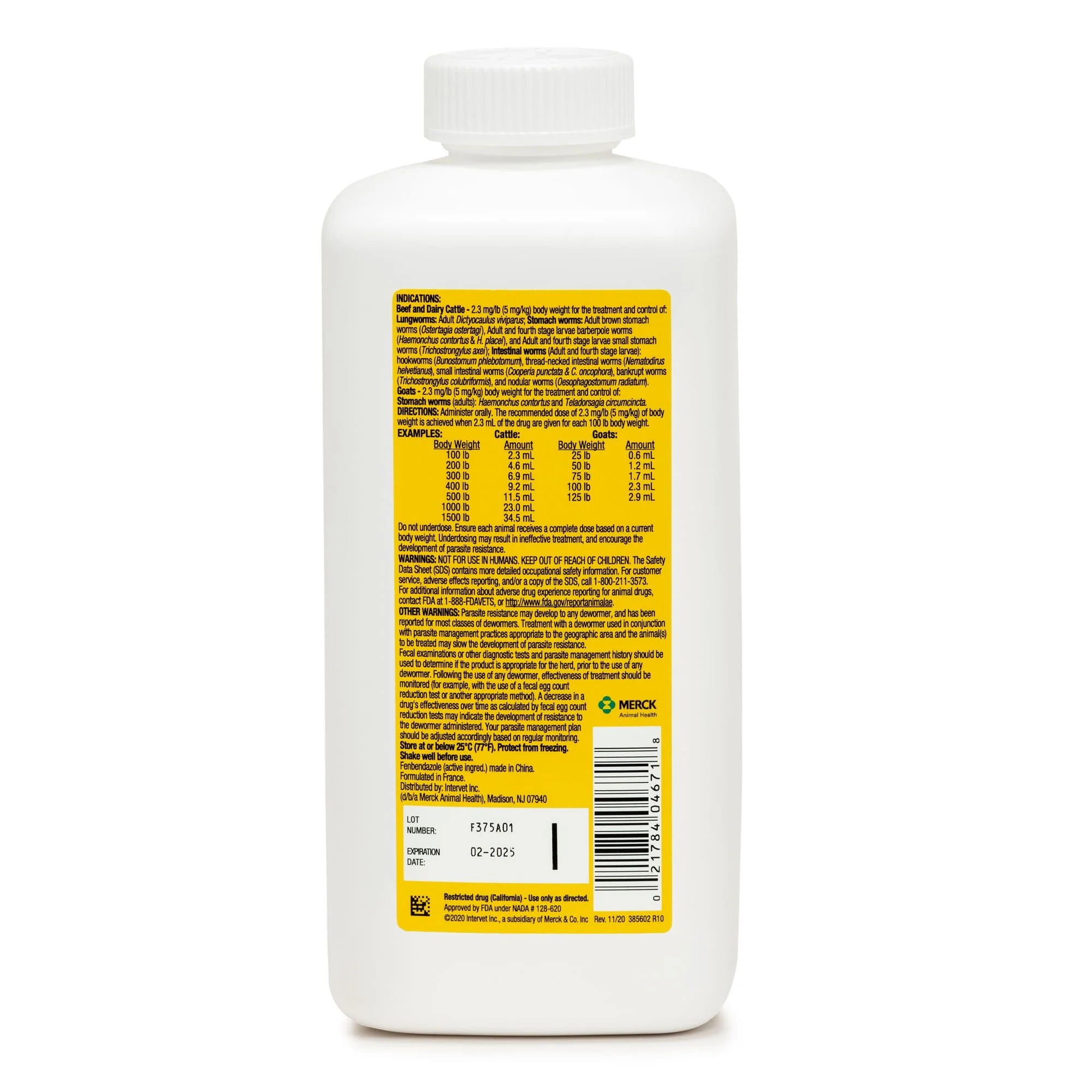 Safe-Guard 10% Suspension Cattle and Goat Dewormer - Nail Gallerys