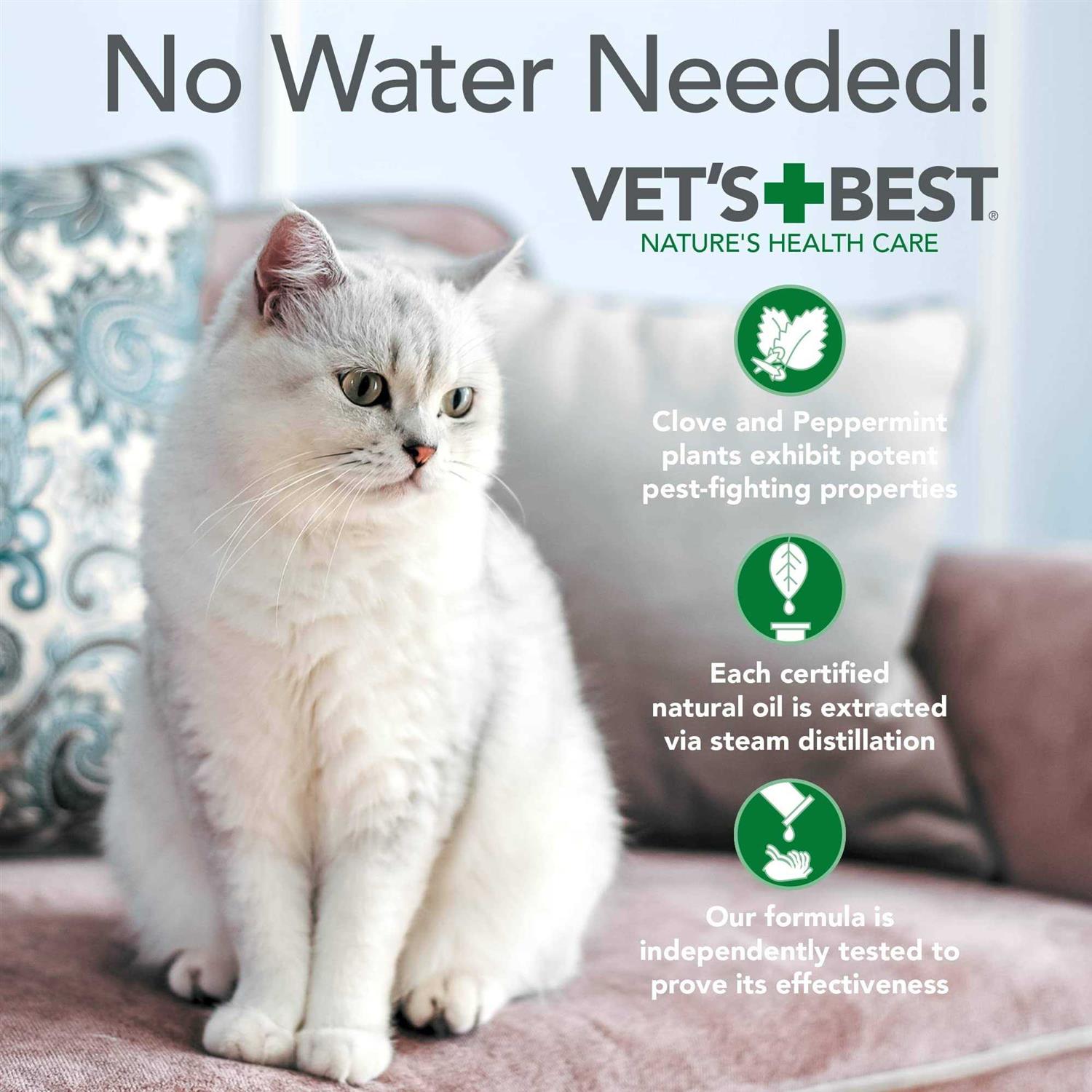Vet’s Best Flea & Tick Waterless Bath for Cats - Nail Gallerys