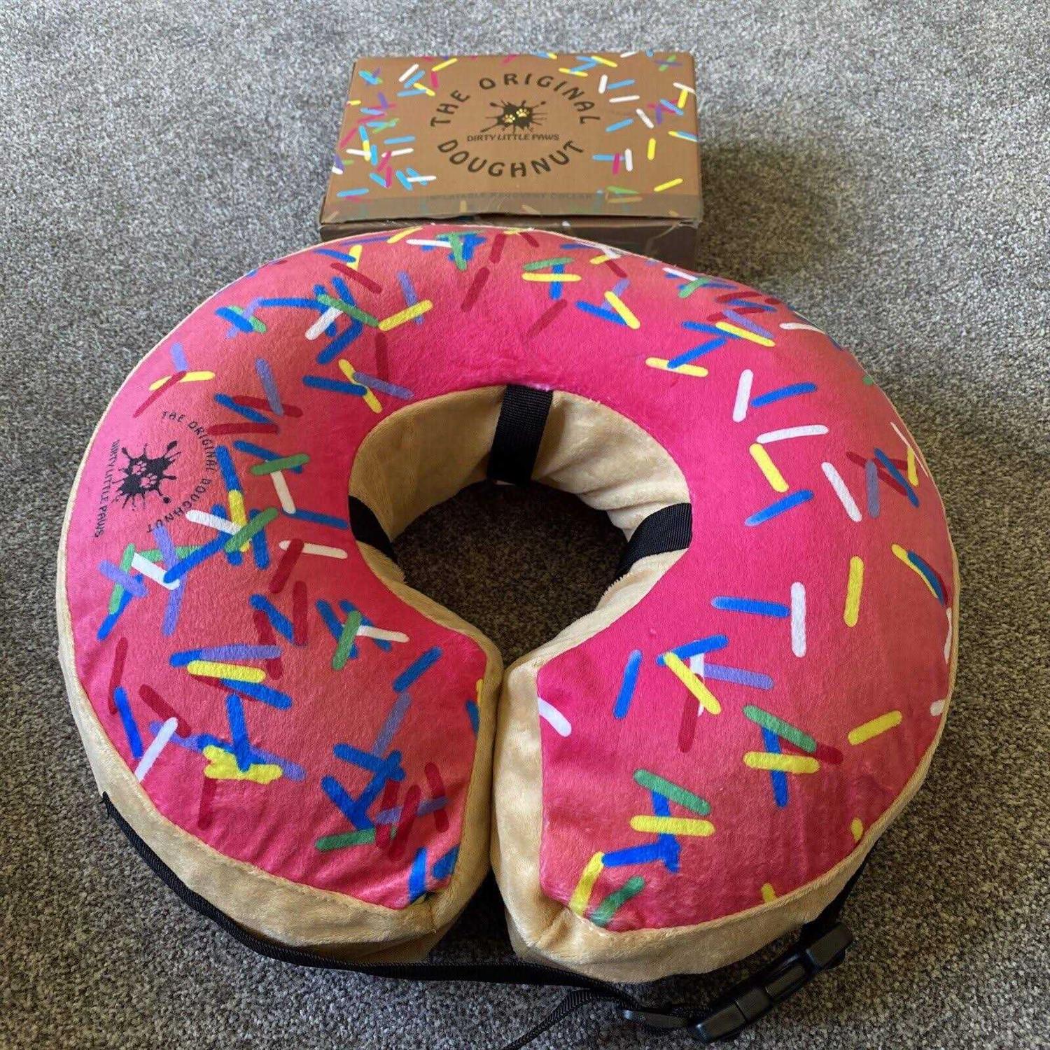 DIRTY LITTLE PAWS Dog Donut Collar Great Alternative to a Traditional Dog Cone or a Soft Dog Cone Collar - Nail Gallerys