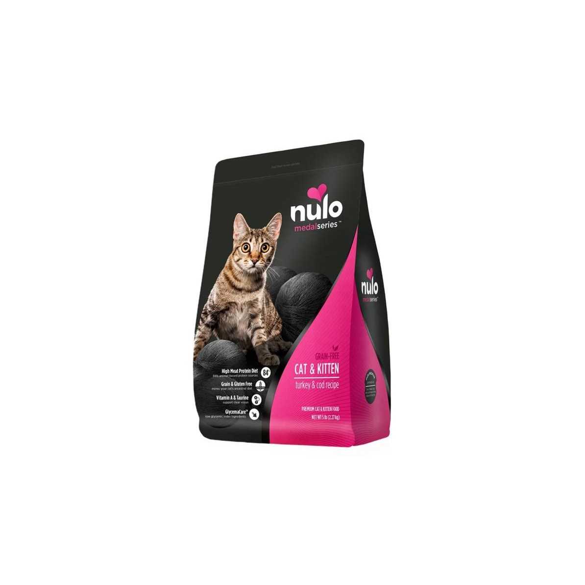 Nulo MedalSeries Grain-Free Turkey & Cod Dry Cat & Kitten Food - Nail Gallerys