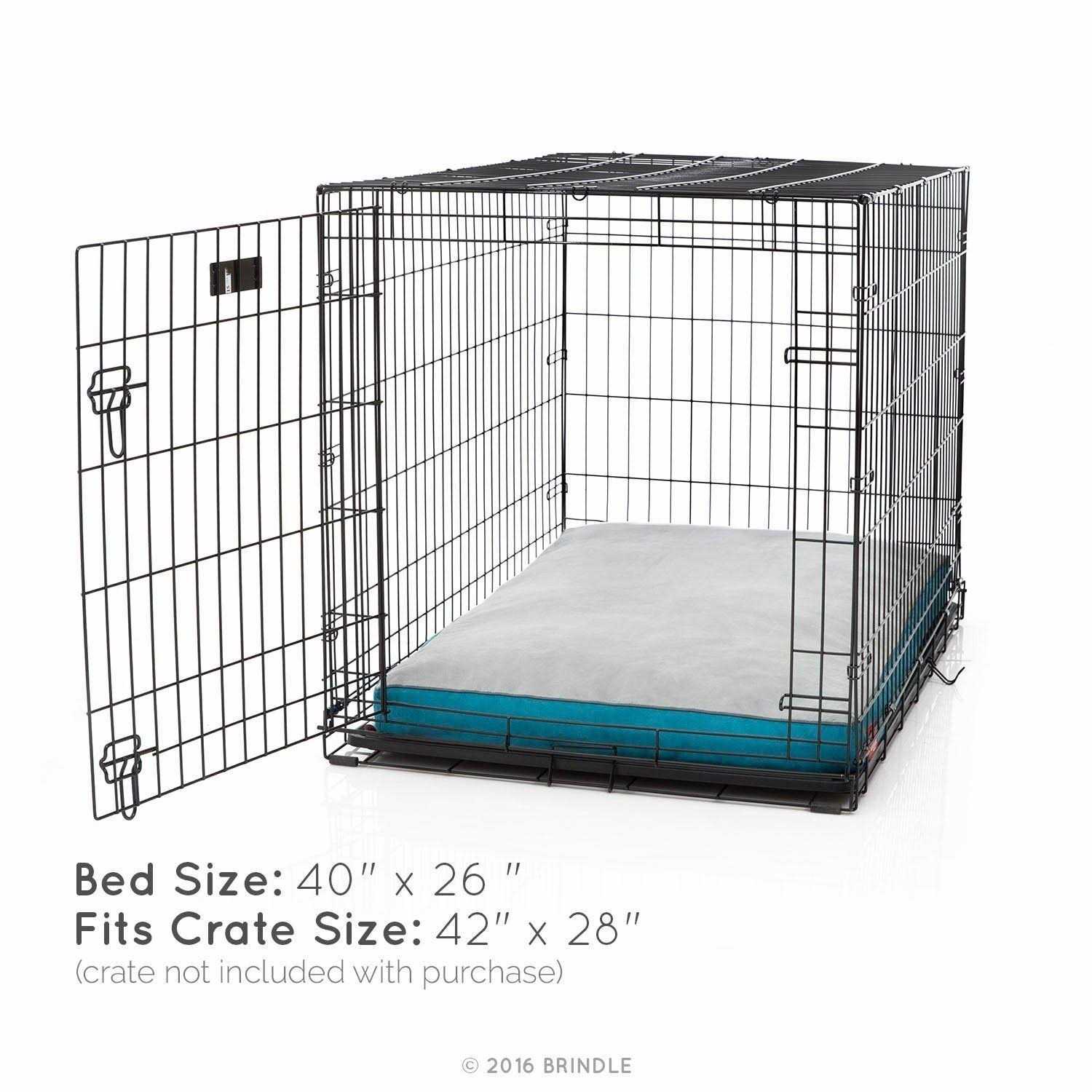 Brindle Soft Memory Foam Dog Bed with Removable Washable Cover - Nail Gallerys