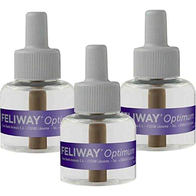 Feliway Optimum Enhanced Calming Pheromone 30 Day Cat Diffuser Refill - Nail Gallerys
