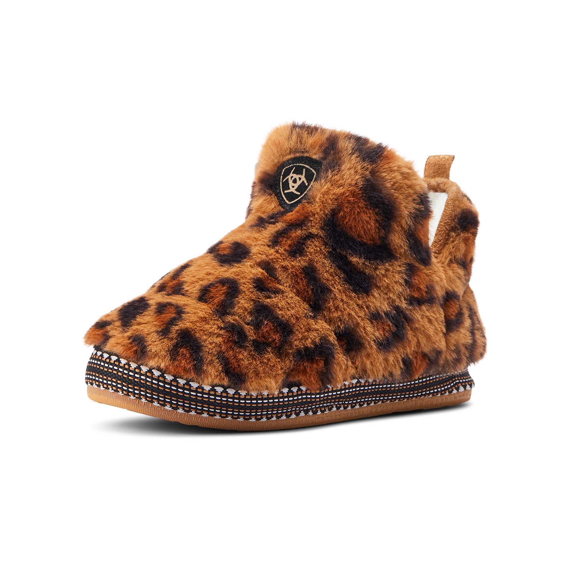 Ariat Women's Bootie Slipper, Dark Leopard - Nail Gallerys