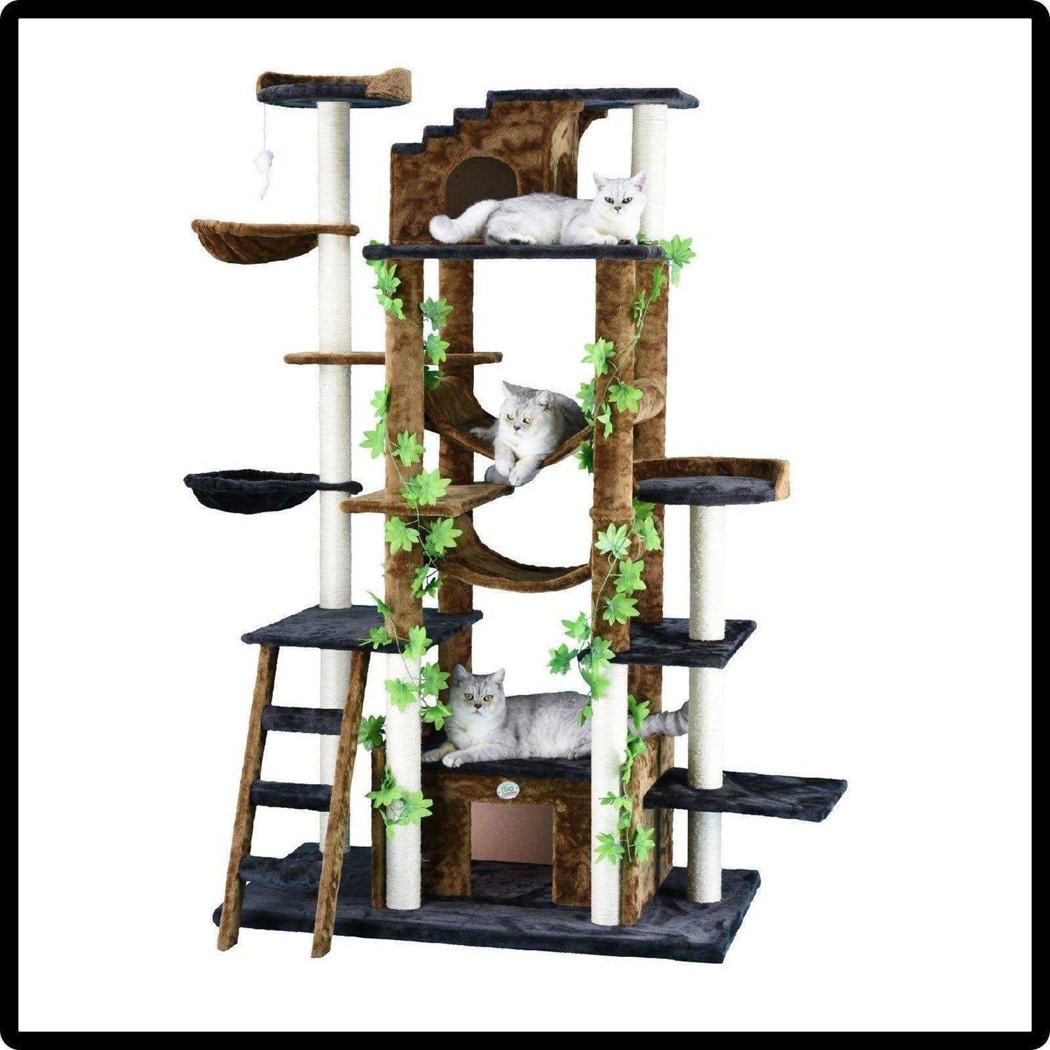Go Pet Club 77-inch Cat Tree - Nail Gallerys