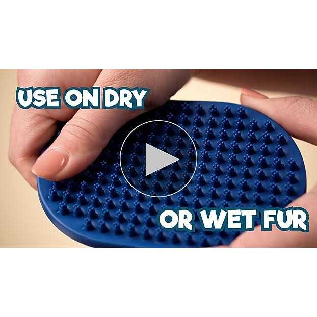 Bodhi Dog New Grooming Pet Shampoo Brush Soothing Massage Rubber Bristles Curry Comb for Dogs & Cats Washing - Nail Gallerys