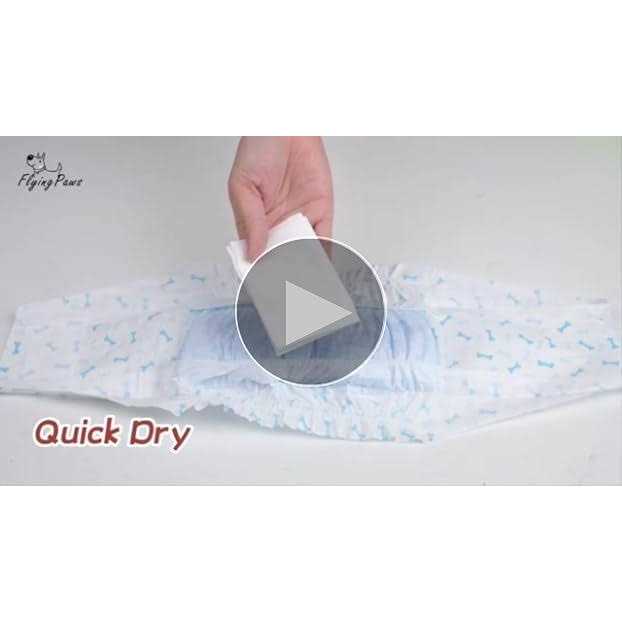 Flying Paws Male Dog Diapers Absorbent Male Dog Wraps Belly Bands for Male Dogs with Leak Protection, Excitable Urination, Incontinence, or Male - Nail Gallerys