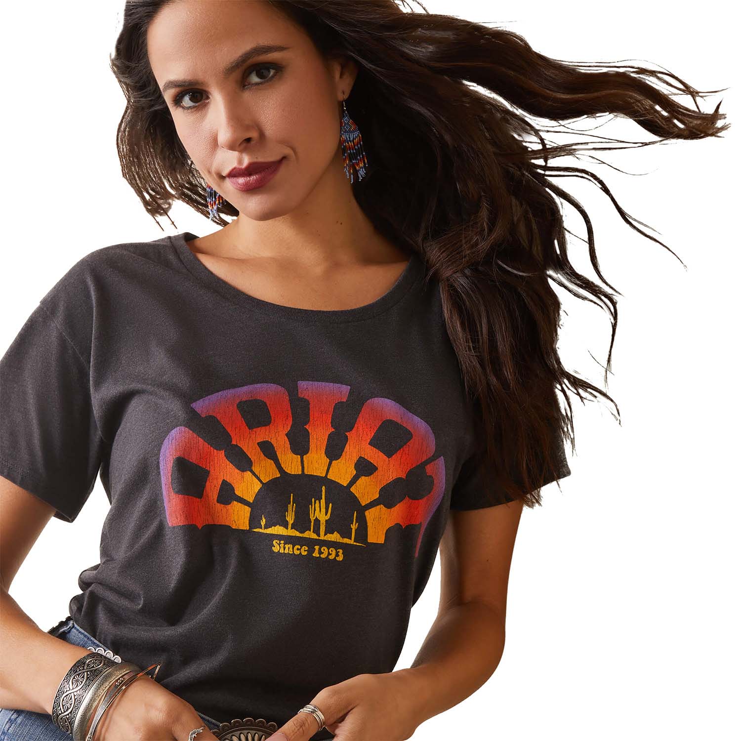 Ariat Rainbow T-Shirt  for Women - Nail Gallerys
