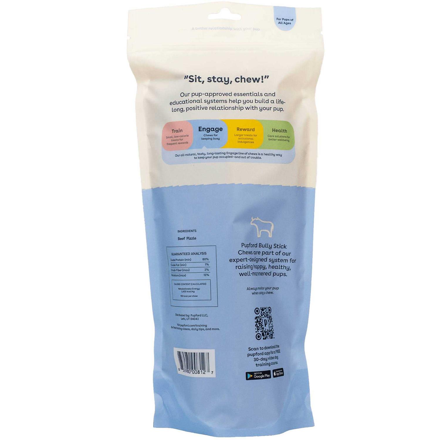 Pupford Bully Stick Dog Chew - Nail Gallerys