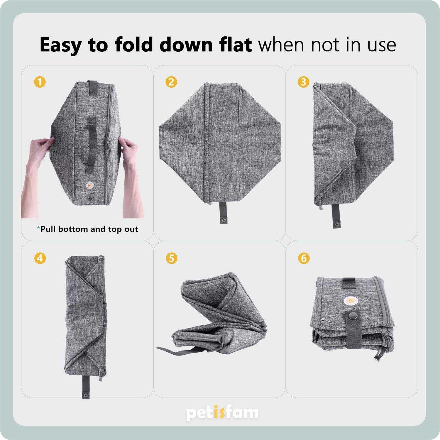 petisfam Portable Cat Travel Litter Box for Cats in Car. Odor Free - Nail Gallerys