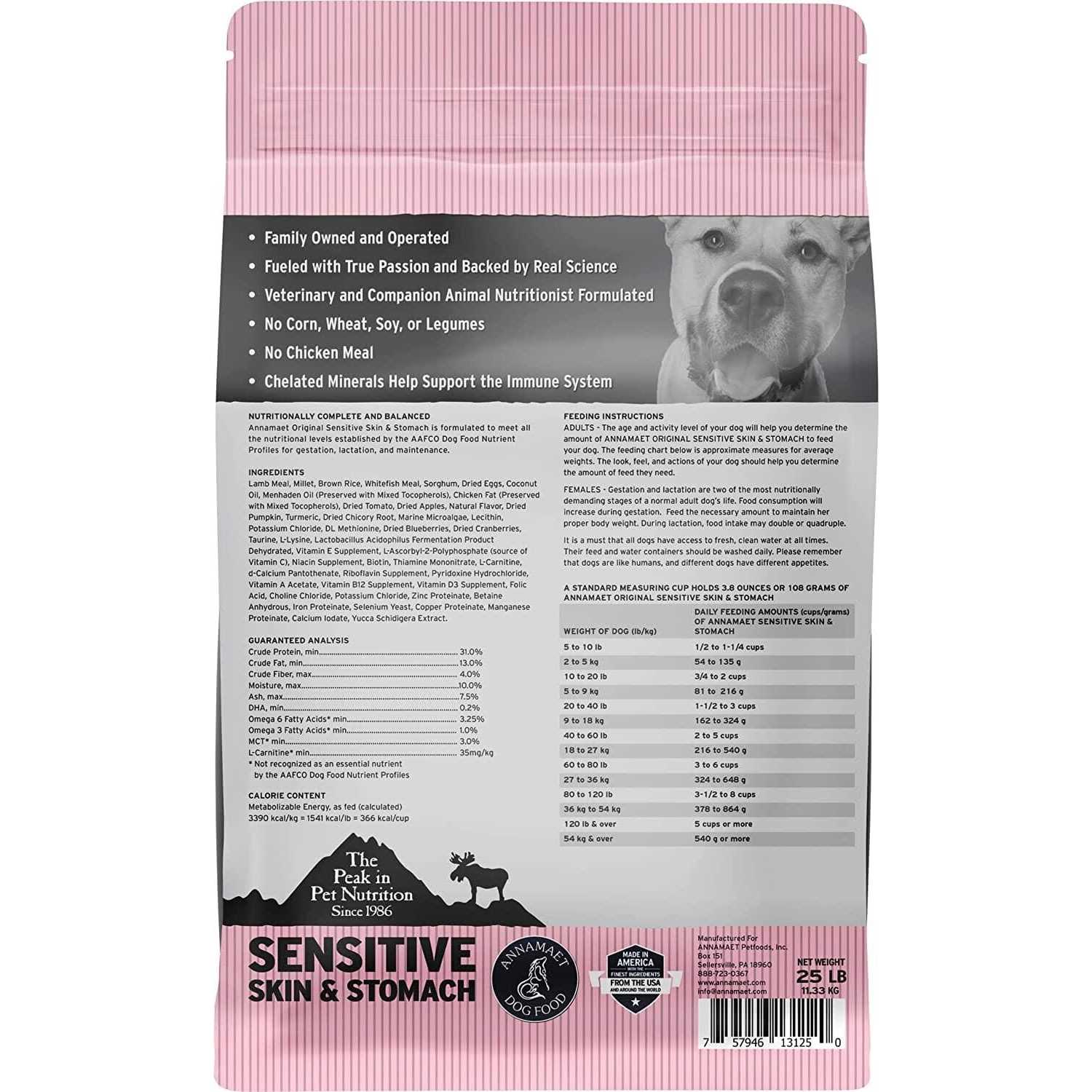 Annamaet Original Sensitive Skin & Stomach Dry Dog Food - Nail Gallerys