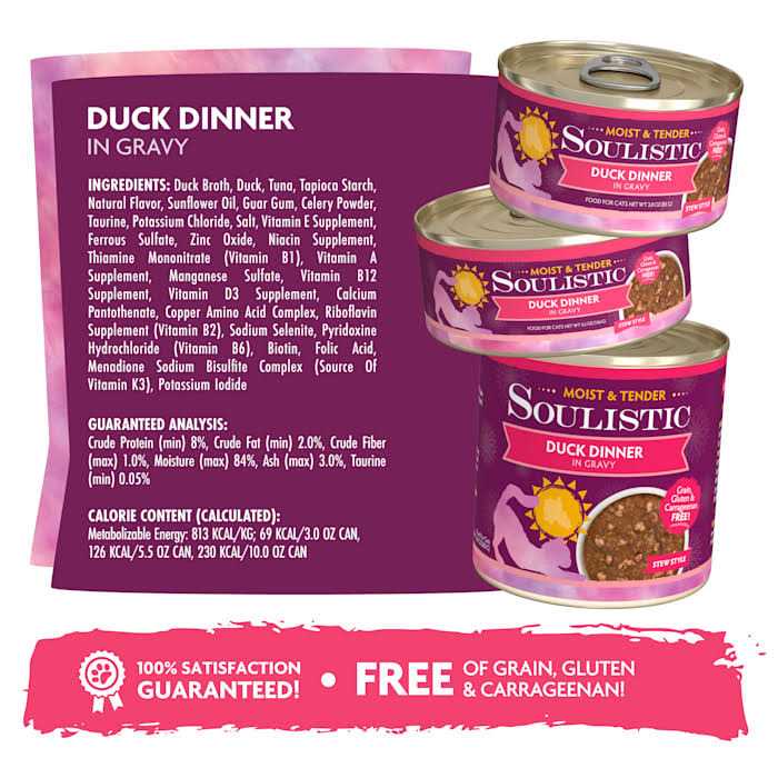 Soulistic Moist & Tender Dinner in Gravy Wet Cat Food - Nail Gallerys