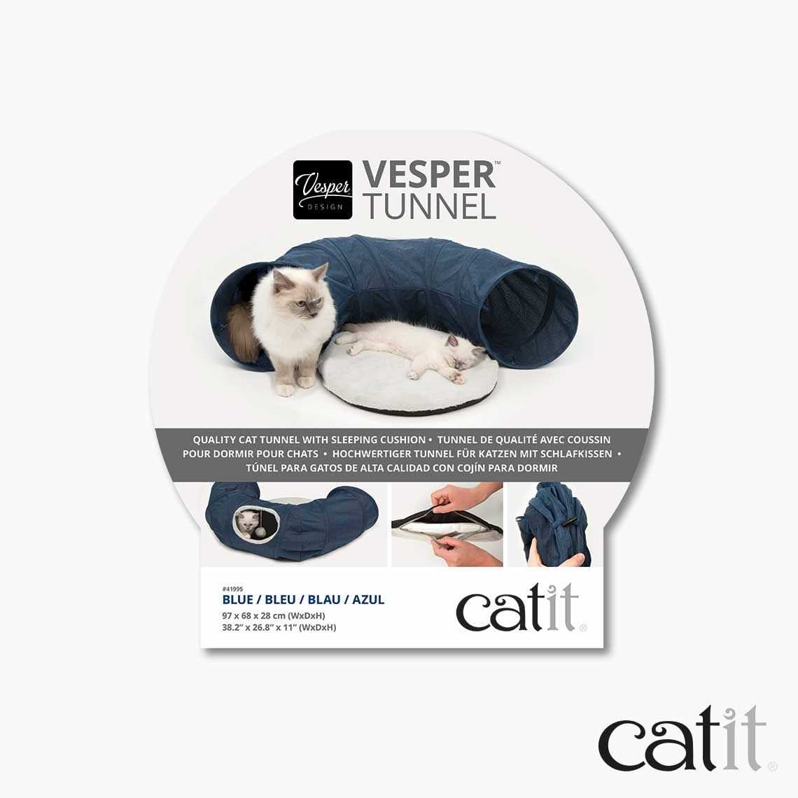 Catit Vesper Cat Tunnel - Nail Gallerys