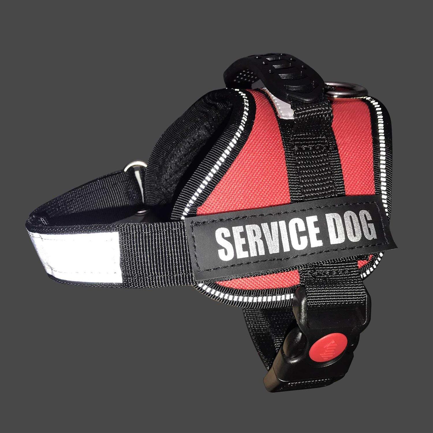 Albcorp Service Dog Vest Harness Reflective Woven Polyester Nylon - Nail Gallerys