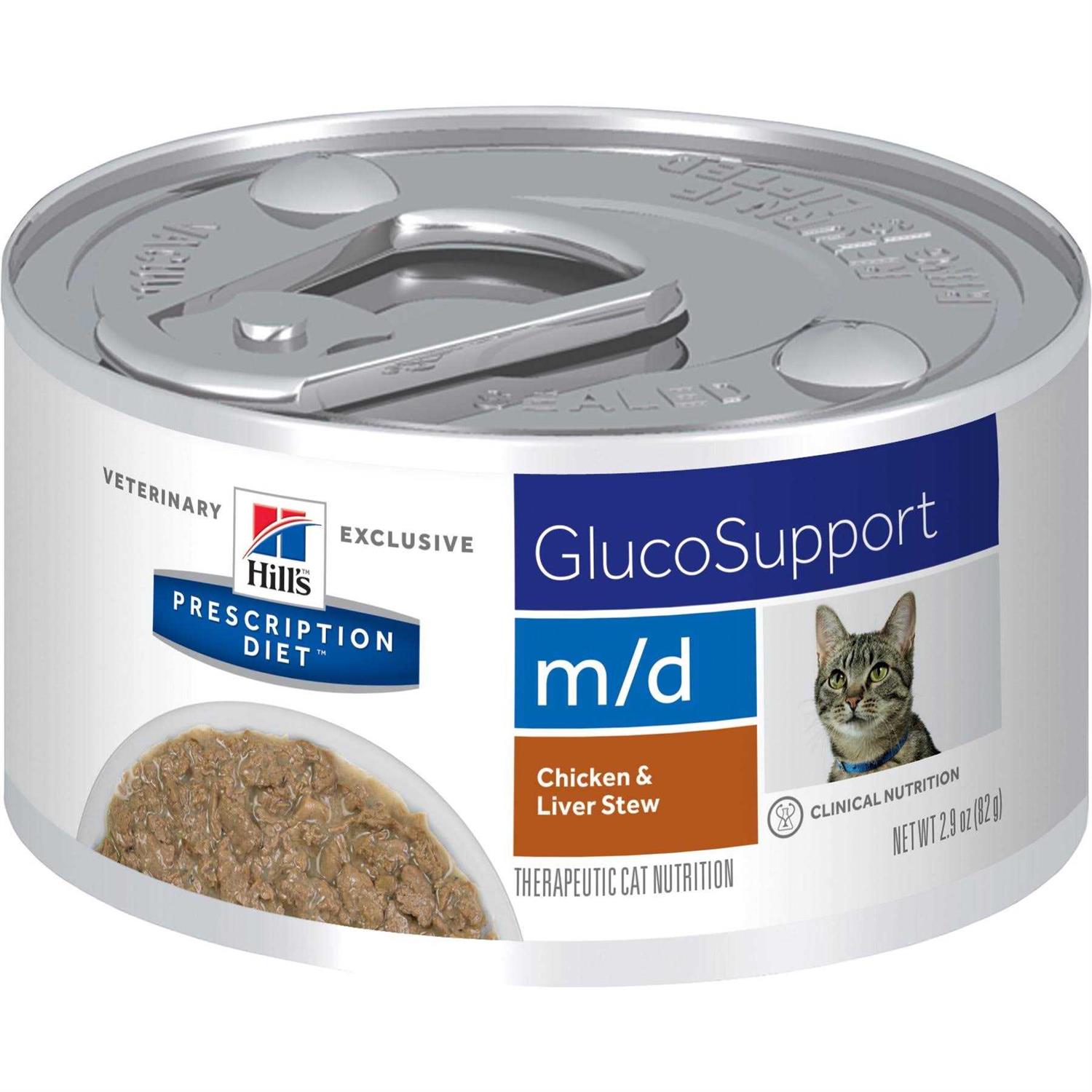 Hill’s Prescription Diet m/d GlucoSupport Chicken & Liver Stew Canned Cat Food - Nail Gallerys