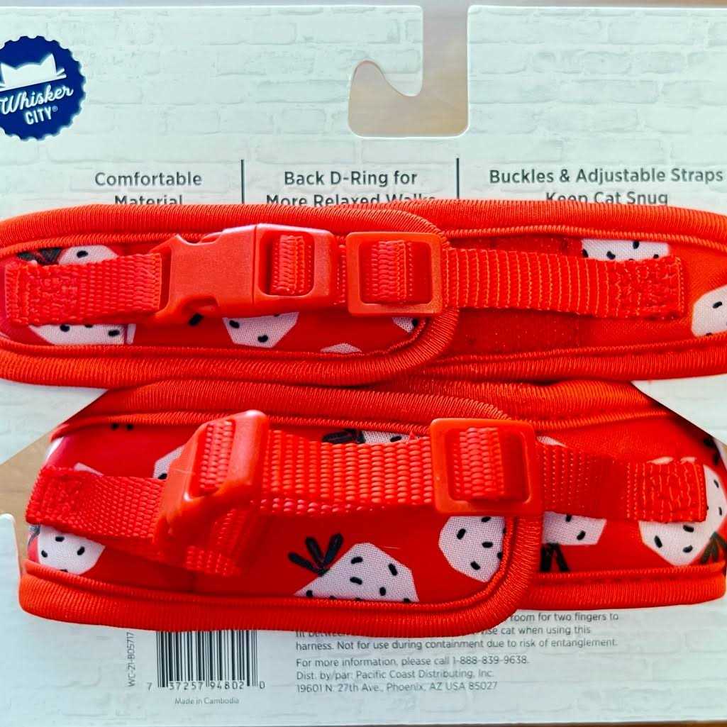 Whisker City Cat Leash and Harness Combo - Nail Gallerys