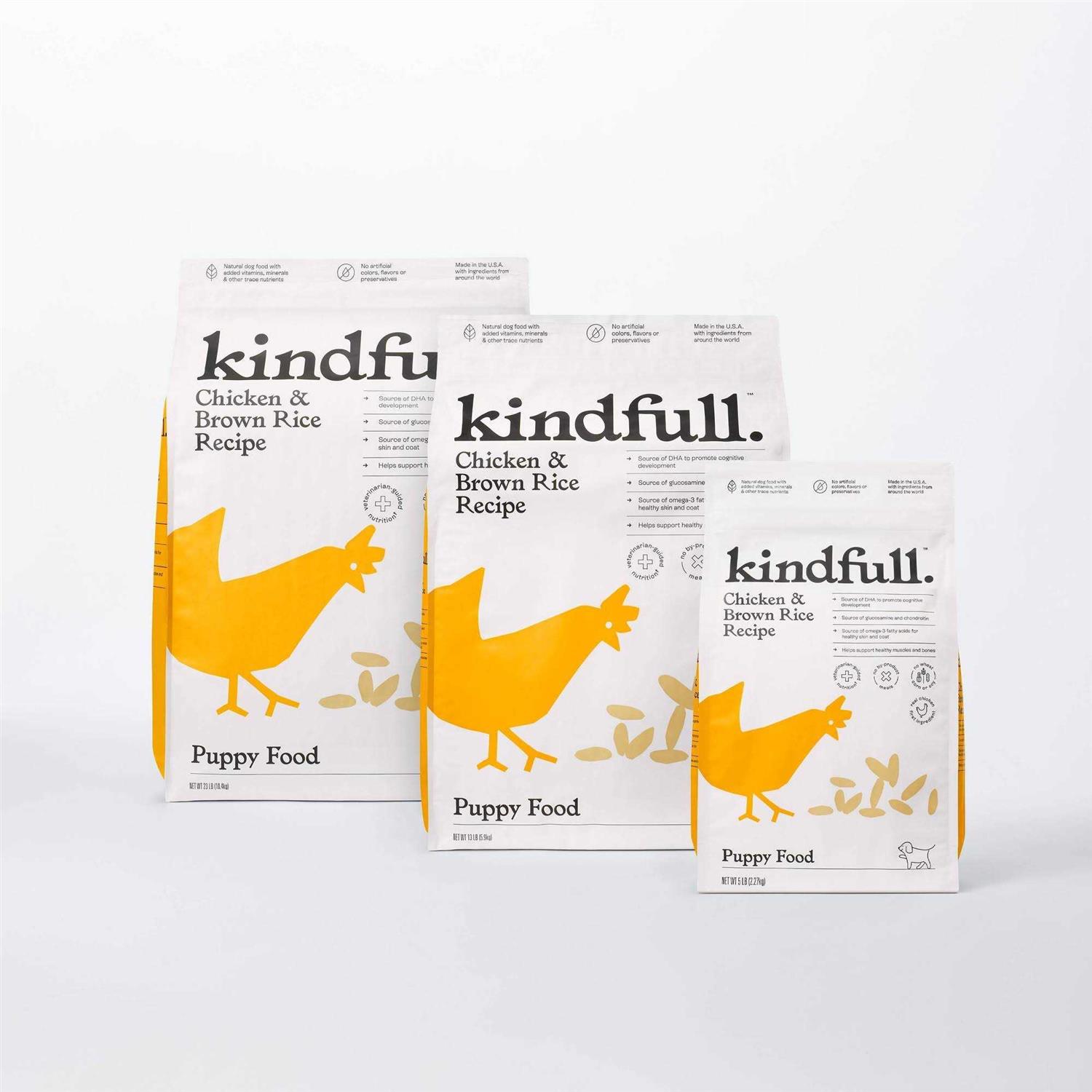 Kindfull Chicken and Brown Rice Puppy Recipe Dry Dog Food - Nail Gallerys