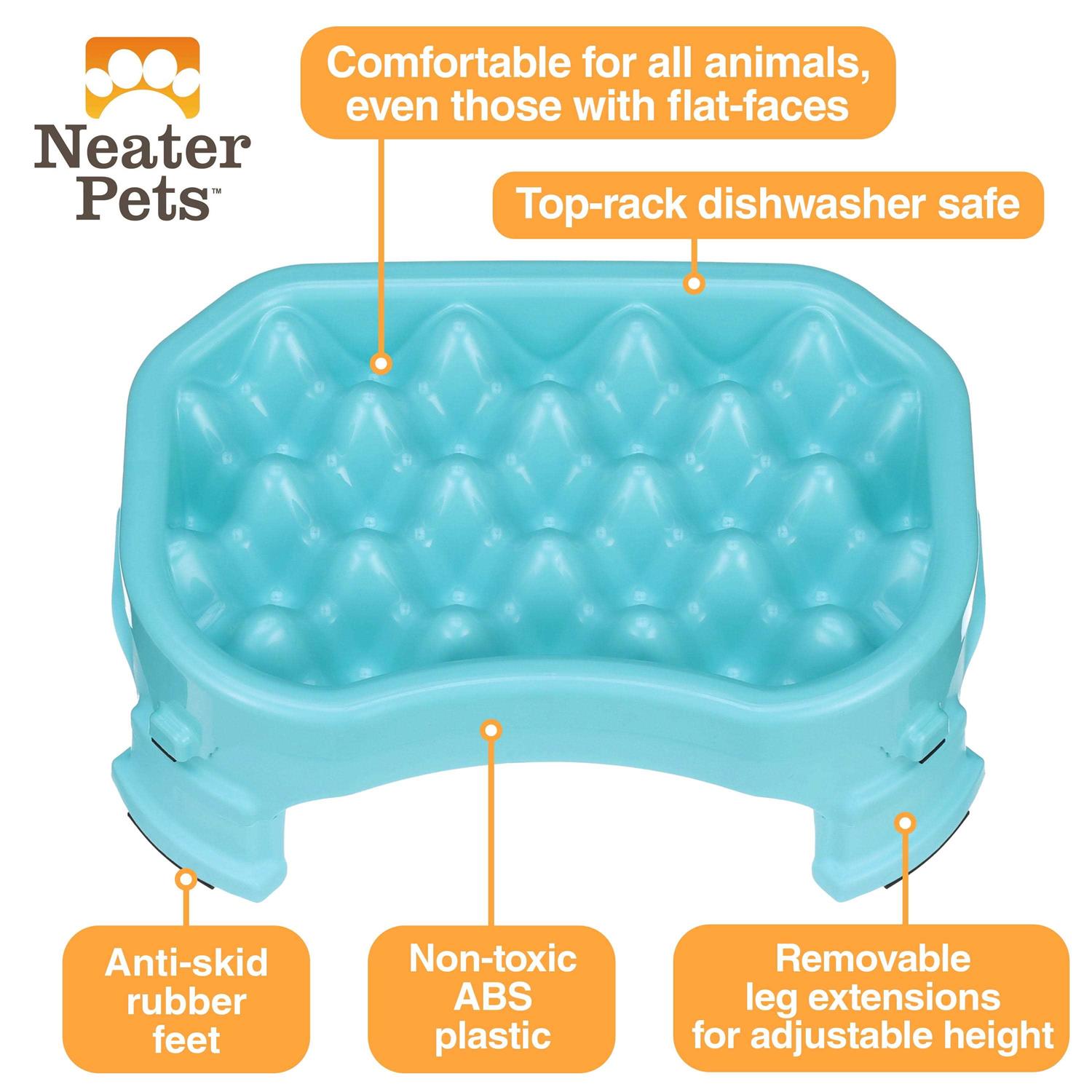 Neater Pet Brands Neater Raised Slow Feeder Dog Bowl - Nail Gallerys