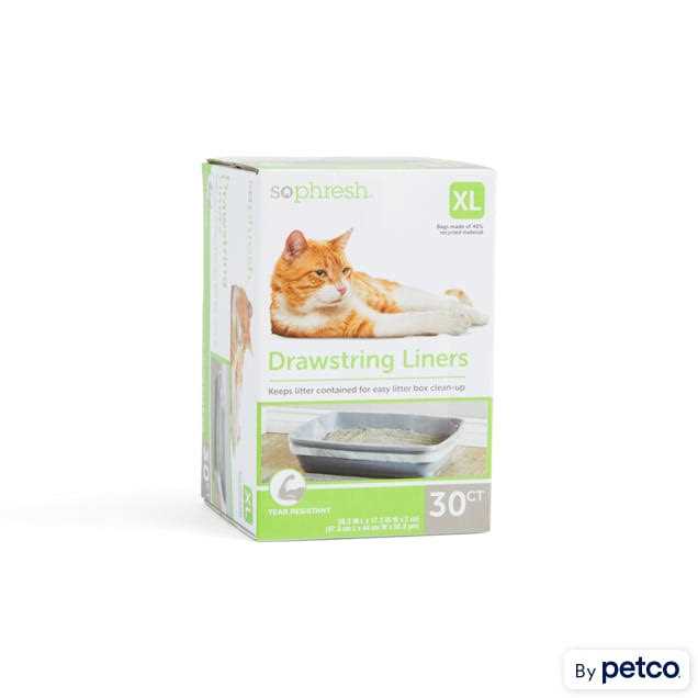 So Phresh Drawstring Cat Litter Box Liners - Nail Gallerys