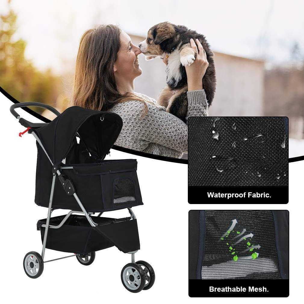BestPet 3 Wheel Pet Stroller - Nail Gallerys