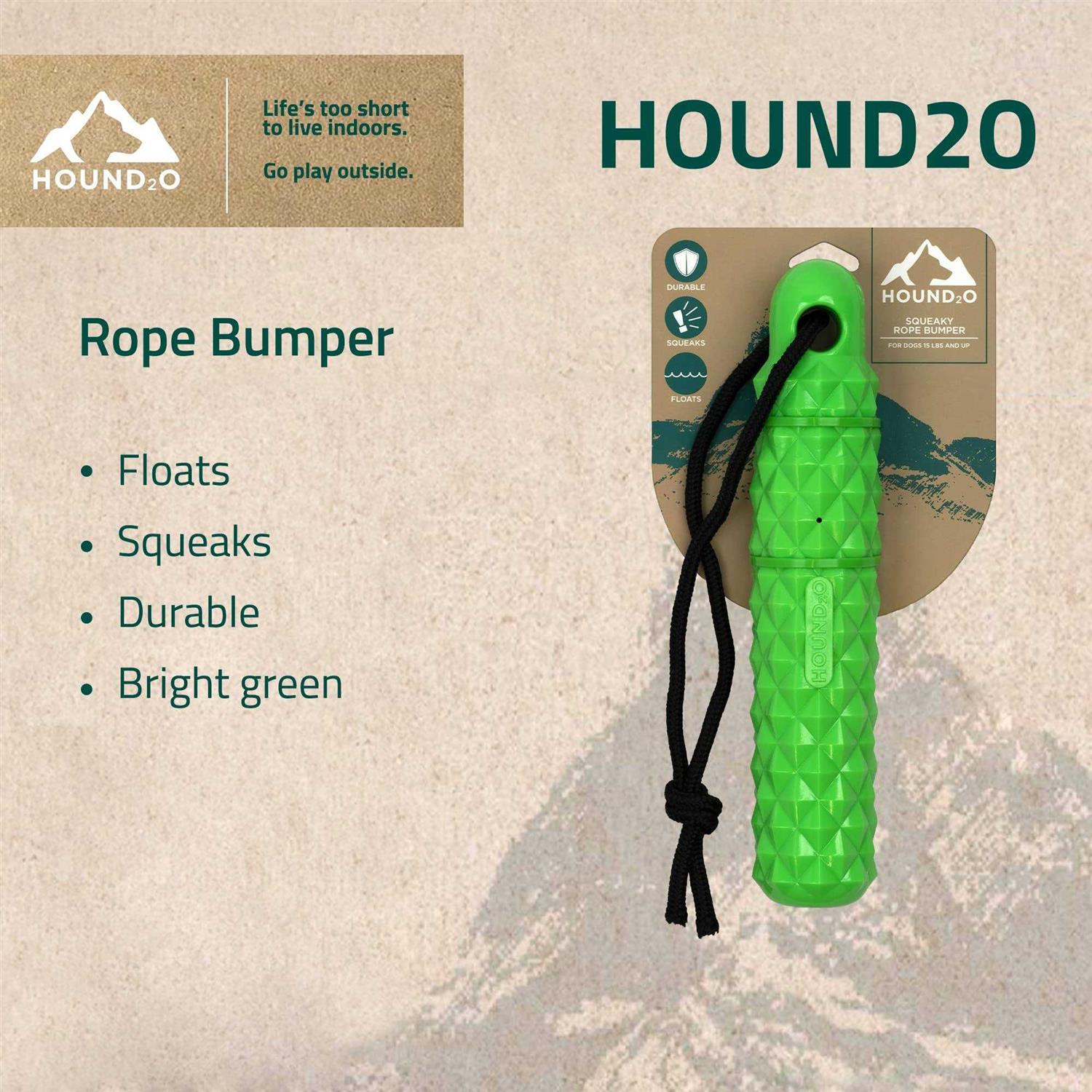Hound2O Rope Bumper Dog Toy - Nail Gallerys