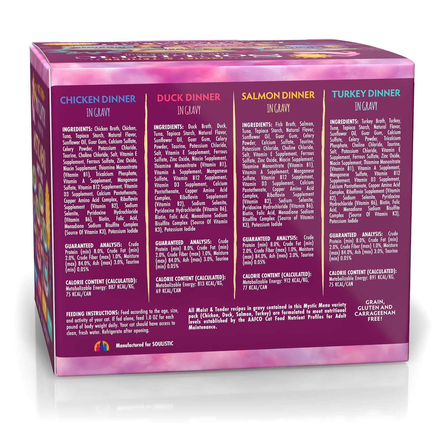 Soulistic Mystic Menu Moist & Tender Cat Food - Nail Gallerys
