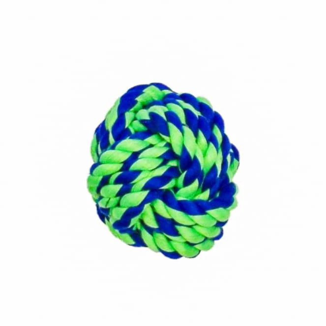 Rugged Rope 100% Cotton Ball Dog Toy - Nail Gallerys